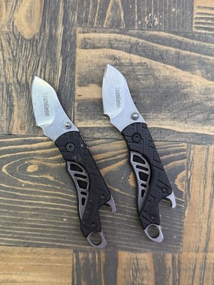 Lot Of 2 Kershaw Cinder 1025 Knife Linerlock Bottle Opener Used Many Available