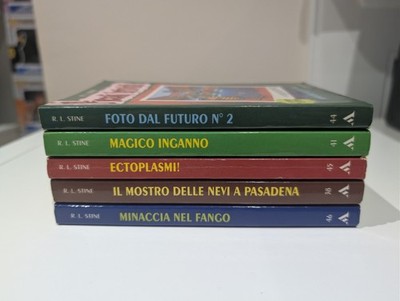 Bundle x5 Piccoli Brividi R.L. Stine n° 38 41 44 45 46 Mondadori In Italiano