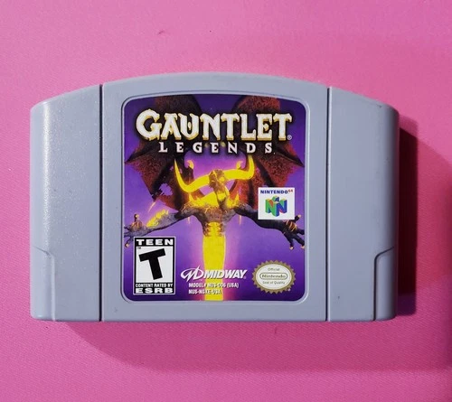 Gauntlet Legends (Nintendo 64 1999) Mint Condition Tested Working 🔥