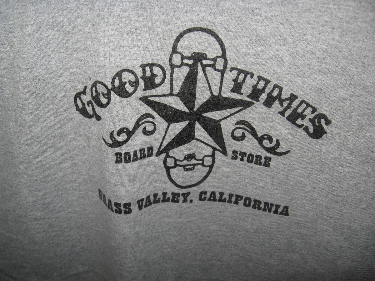 レア 古着 GOOD TIMES SKATEBOARDS Tシャツ / Lサイズ Good Times GoodTimes Board Store Grass Valley, California