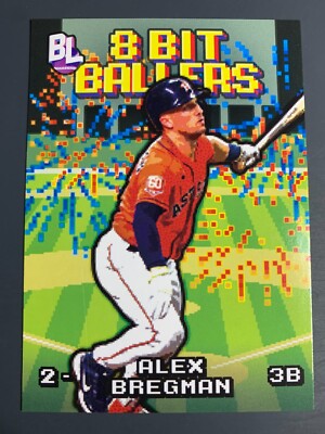 2023 Topps Big League 8 Bit Ballers #8B-10 - Alex Bregman - Astros
