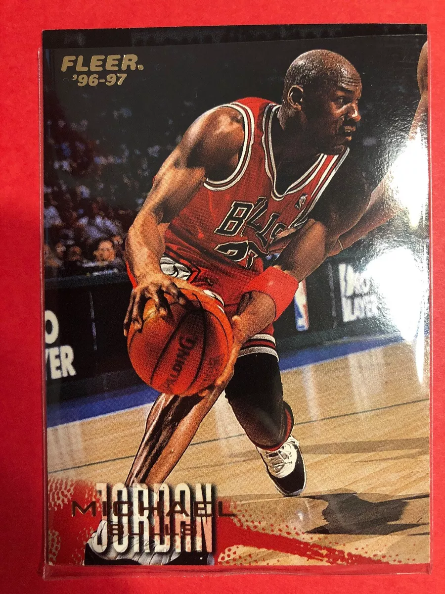 Michael Jordan 13 Fleer Basketball Card Chicago Bulls eBay