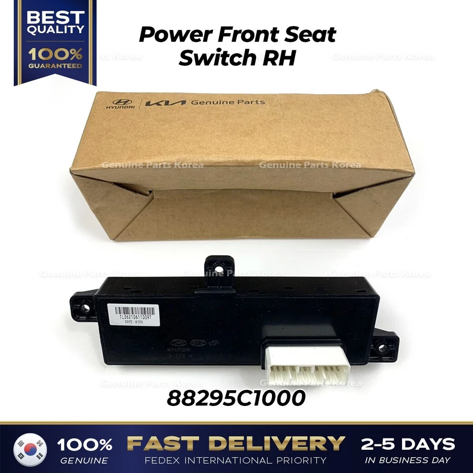⭐Genuino⭐ Interruptor de asiento delantero eléctrico derecho 88295C1000 para Hyundai Sonata Kia Sedona Foto 3 de 4