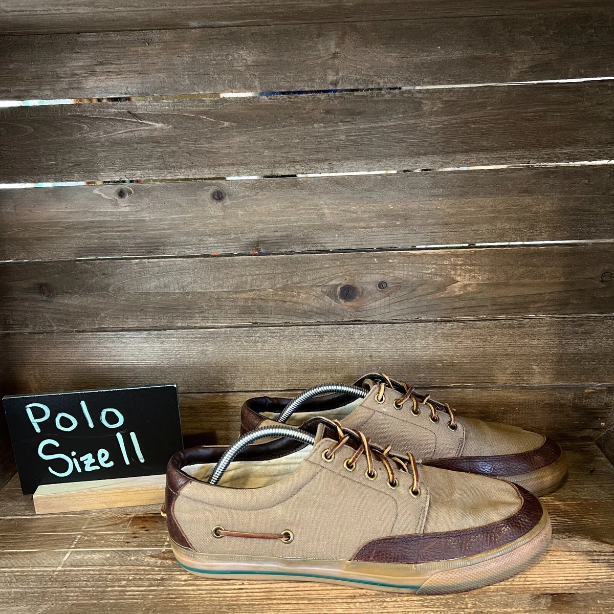 Ralph Lauren Green Canvas Casual Shoes for Men | eBay
