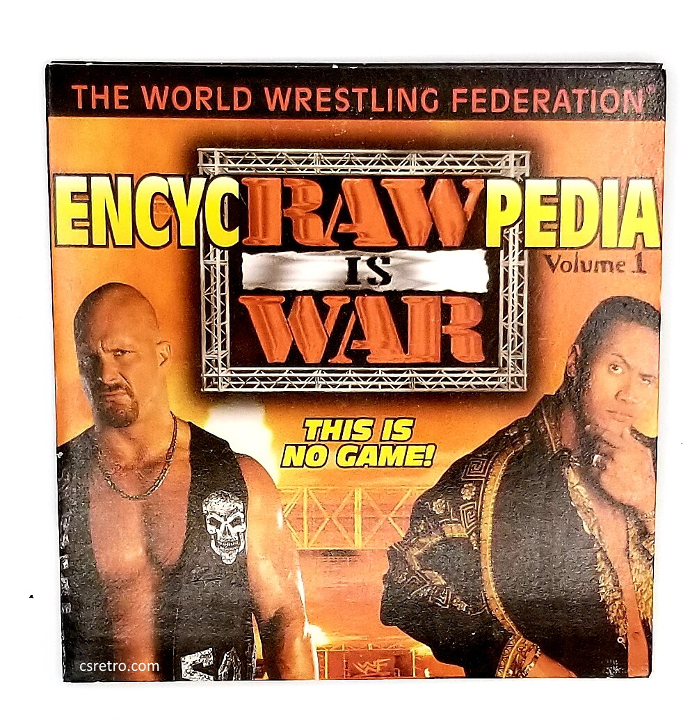 WWF Encycrawpedia Raw is War Vintage PC CD-Rom Video Game WWE SPECIAL EDITION