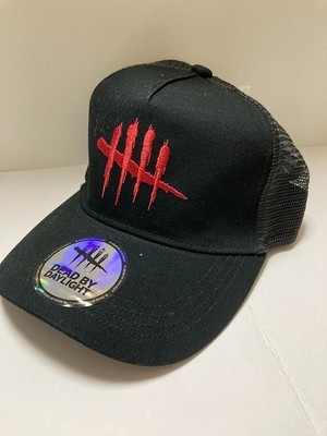 Dead by Daylight Black Red Mesh Cap Hat