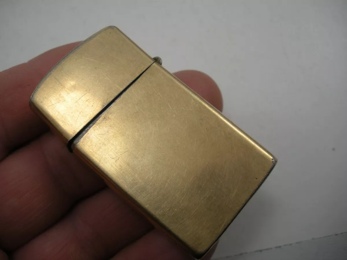 RARE VINTAGE 10K GOLD FILLED ZIPPO LIGHTER POOR CONDITION