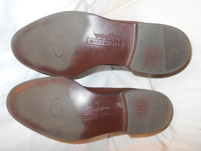 Chaussures Florsheim Wingtip à Glands - Taille 8 Homme - Cuir Marron Bordeaux - Occasion Bon état