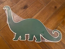 Sinclair Dino Gas Oil Metal Sign New Repro HTF Die Cut Pre-Drilled Holes