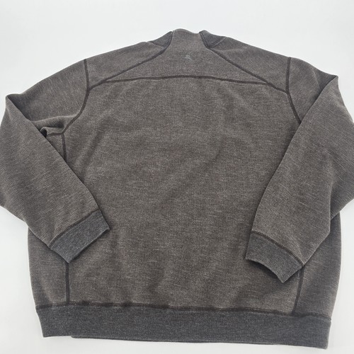 Tommy Bahama Herren 1/4 Reißverschluss hellbraun Langarm Baumwolle Pullover Größe XL. 1157 - Bild 4 von 8