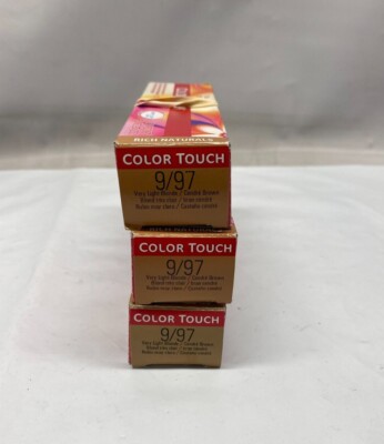 LOT OF 3 - Wella Color Touch Demi-Permanent Color CHOOSE SHADE