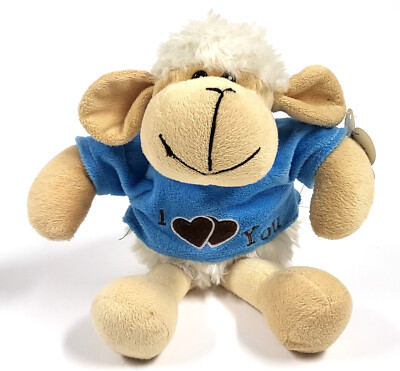 Landahl & Baumann Sheep Plush Toy   I Love You   11''