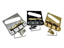 Telecaster Tele Guitar Bridge Compensated Brass Saddles Cut-Down Sides