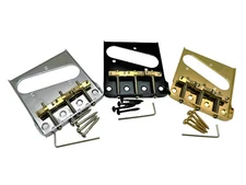 Telecaster Tele Guitar Bridge Compensated Brass Saddles Cut-Down Sides