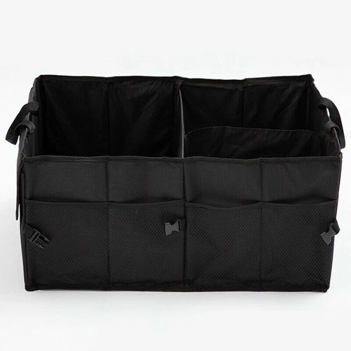 Car Boot Organiser Partition Collapsible Storage Box Trunk Bag Tool Multipurpose - Picture 9 of 11