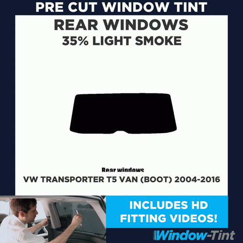 Vor Cut Fenster Tönung Folie für VW Transporter T5 (Stiefel) 2004-16 35% Light - Picture 2 of 10