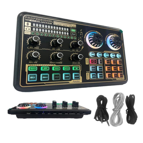 SK600 Multifunktions-Digital-Audio-Mixer Externe Soundkarte mit V6J7 - Bild 1 von 9