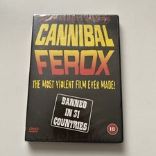 Image of CANNIBAL FEROX [DVD] NEW STILL SEALED ~ RARE UK DVD ~ HORROR