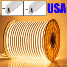 110V LED Neon Rope Light Strip Waterproof Flexible Tube Building Outdoor Decor