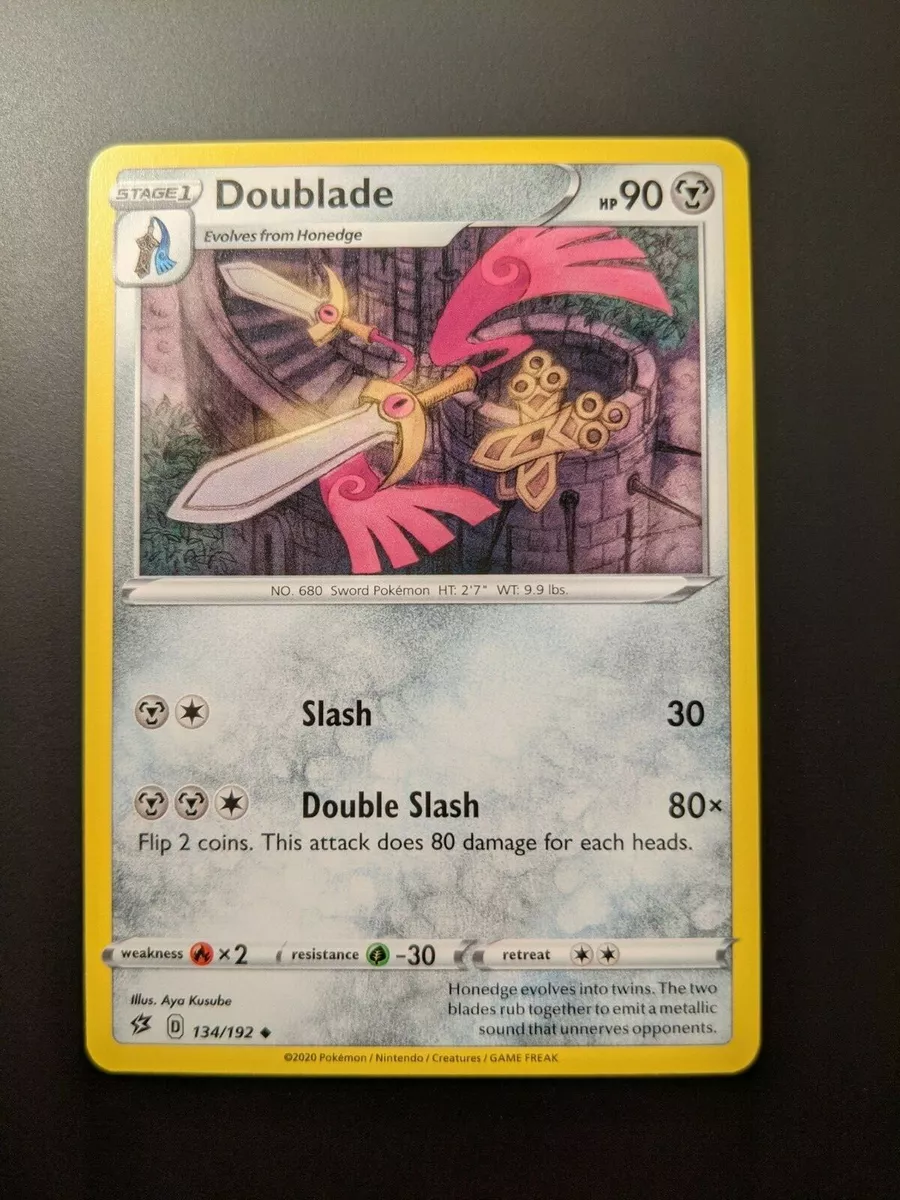 Doublade 134/192 Regular Rebel Clash Pokemon TCG Nintendo Uncommon NM