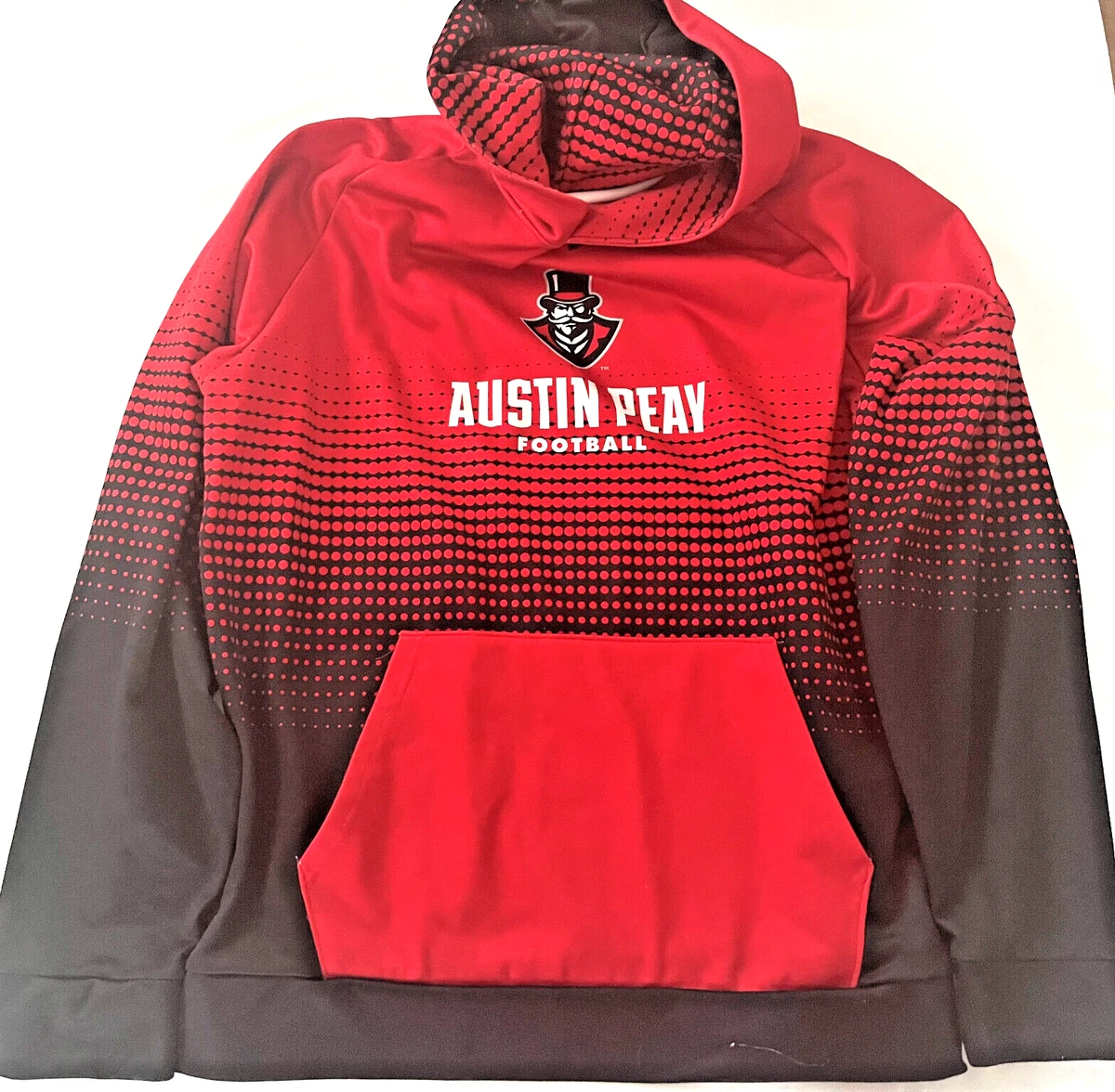 NCAA Men s Austin Peay Football Hoodie Cold Gear Size LG