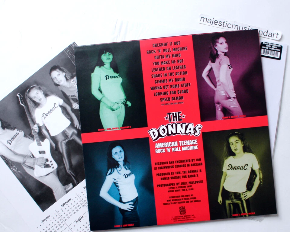 ОГРАНИЧЕННЫЙ 300 DONNAS SWIRL ЦВЕТ ВИНИЛ 1-Я ПЛАСТИНКА ДЕБЮТНЫЙ АЛЬБОМ НОВОМ НОВЫЙ - Изображение 3 из 4