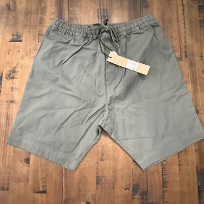 Ksubi Men s Canvas Shorts Small Khaki Green