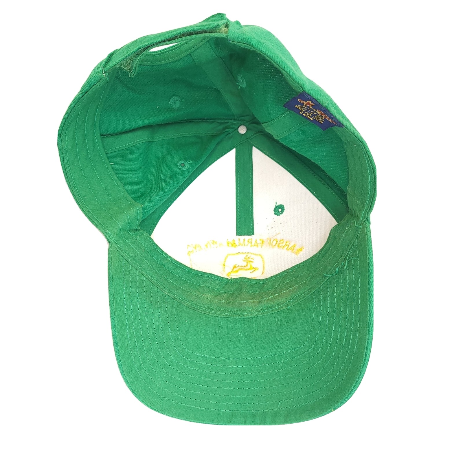 Vintage John Deere Head To Toe Hat Embroidered Adjust… Gem