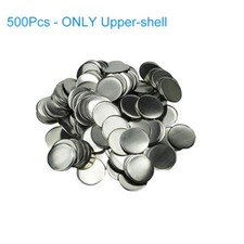 500pcs 1-3/4" 44mm Metal UP Shell for Blank Pin Badge Button Supplies