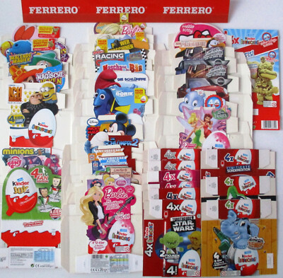 4er Pack Verpackungen 6er Pack Marylinchen Auswahl 2012 - 2018 Ferrero leer