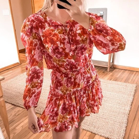 Misa top mini dress