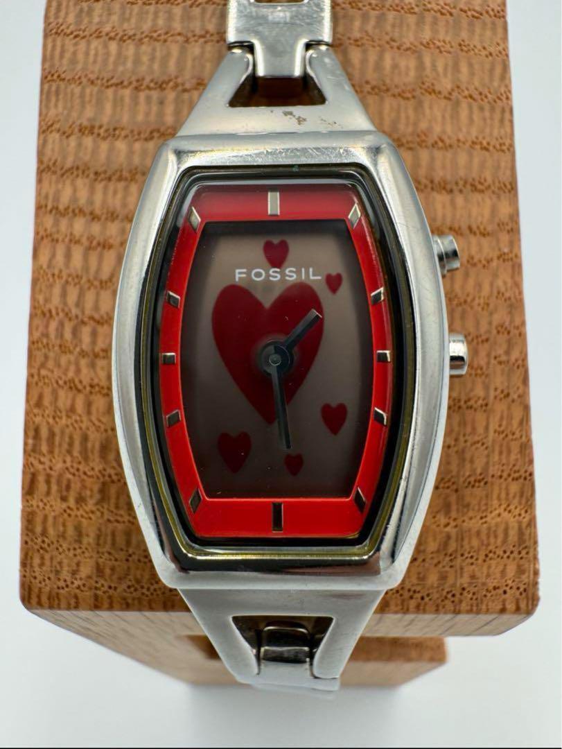 FOSSIL BIG TIC Heart pattern ES-9566 wristwatch | eBay FOSSIL BIG TIC Heart pattern ES-9566 wristwatch | eBay