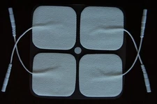 USA Seller 20 Replacement Pads for Massagers Tens Units Electrode Pads 2x2 inch