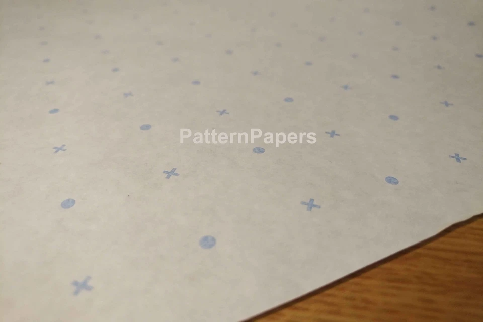 Pattern Template Card (6m) & Pattern Paper Spot Dot Cross (10m) ** ON A ROLL** - Image 2 of 3