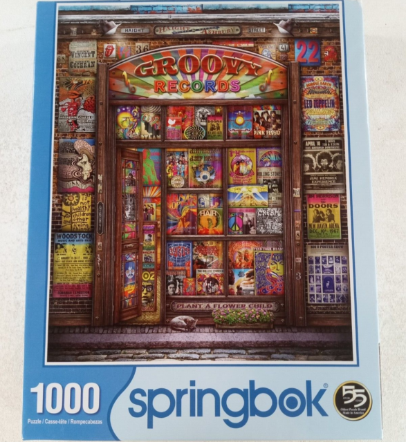 Springbok Groovy Records 1000 Piece Puzzle