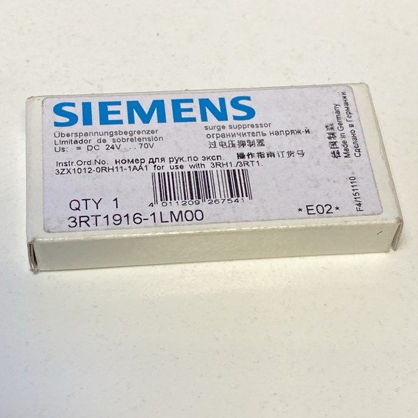 Siemens 3RT1916-1LM00 EntstöRdiode ÜBerspannungsbegrenzer Mit Led 24-70V Dc Neu-image