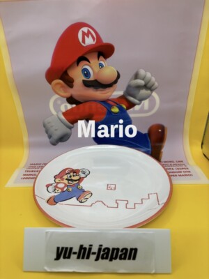 Super Mario Family Life Melamine Plate Set Of 4 with Nintendo