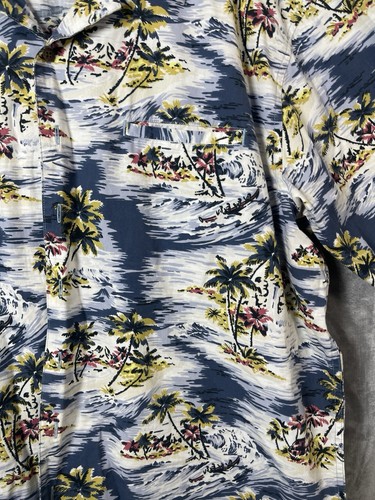 Old Navy Mens Size Extra Large Shortsleeve Tropical Hawaiian Button Down - Picture 2 of 6