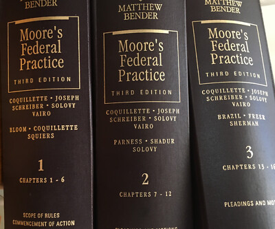 Federal Practice and Procedure Vol 1,2,3. Civil & Jurisdiction 1971-76