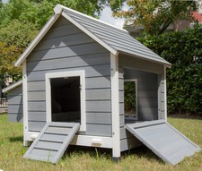 Pets Imperial  Grey Hawksmoor Deluxe Chicken Coop 3/4 Birds depending on size