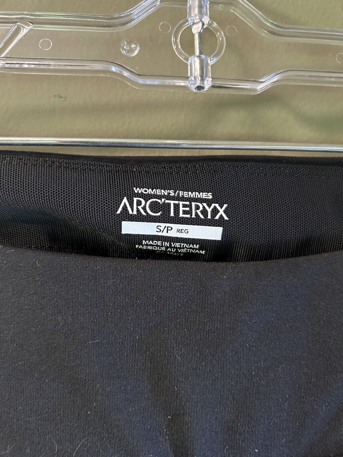 ARC'TERYX Arcteryx Axina pantaloni mutandine isolati donna piccoli neri pull on sci neve escursione