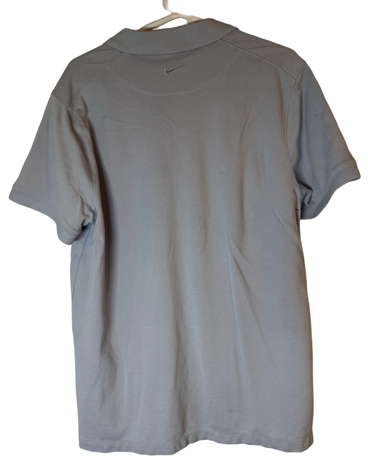 Nike Court Tennis Advantage Mens XL Slim Fit Polo Shirt Blue Whisper DA4379-412 - Image 4 of 4