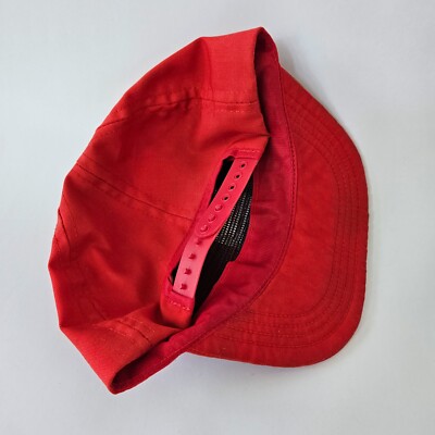 Vintage Apple Hat Mac Macintosh Computers Red Trucker Snapback Cap