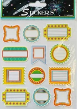 Colorful Labels Tags Stickers Papercraft Planner Supply Scrapbook DIY Craft 