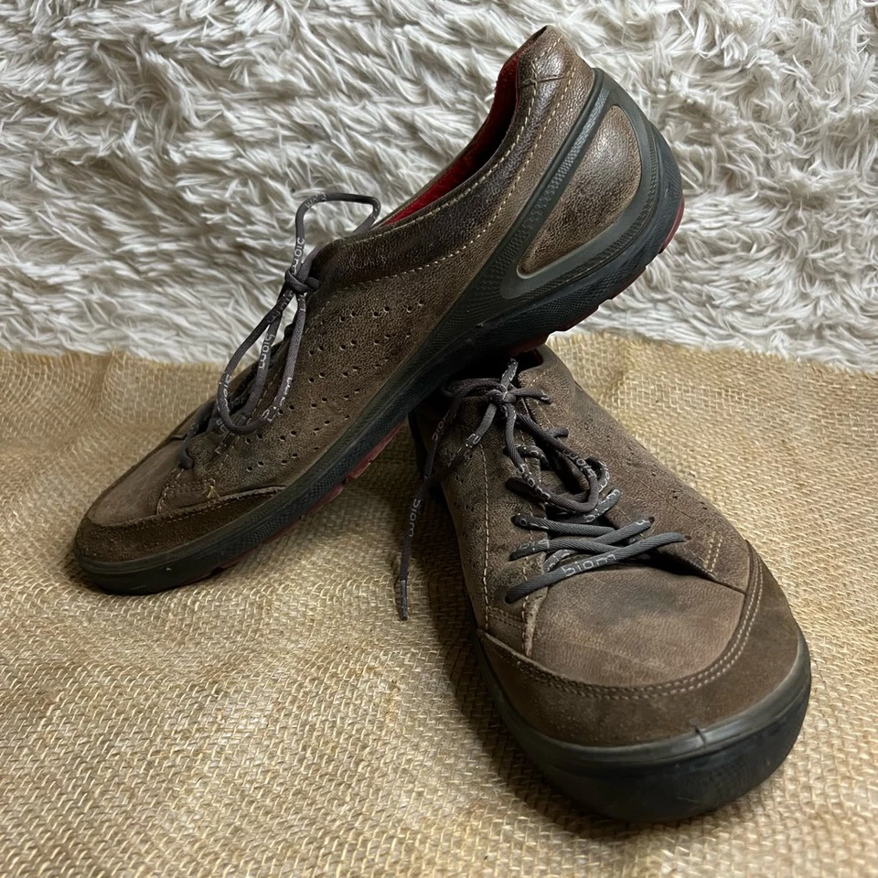 Zapatos de golf Ecco Biom para hombre marrón con cordones perforados parte superior baja 13/13,5 euros 47 M Foto 4 de 4