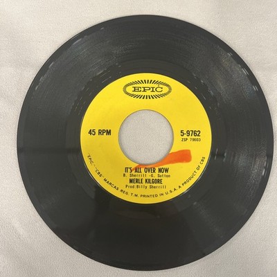 Merle Kilgore, It's All Over Now - Everyday's A Holiday, Epic 5- 9762