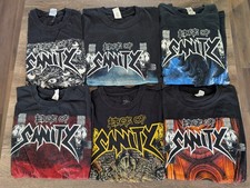 Lot of (6) EDGE OF SANITY Band T Shirts Concert and Album Tees Dan Swano
