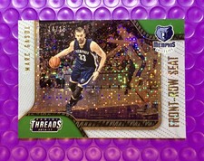 Marc Gasol 2016-17 Panini Threads Front Row Seats #23 Green Dazzle /15