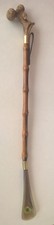 Poodle Dog Head Shoe Horn Wood Or Bamboo Original Italy Extra Long 21.5"