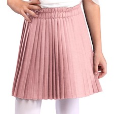 Kids Girls Skirt Beach Costume Elastic Waistband Miniskirt Tennis Daily Wear